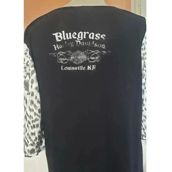 Harley Davidson shirtdress bathing suit cover nightgown womens 2XL cheetah - Picture 5 of 6